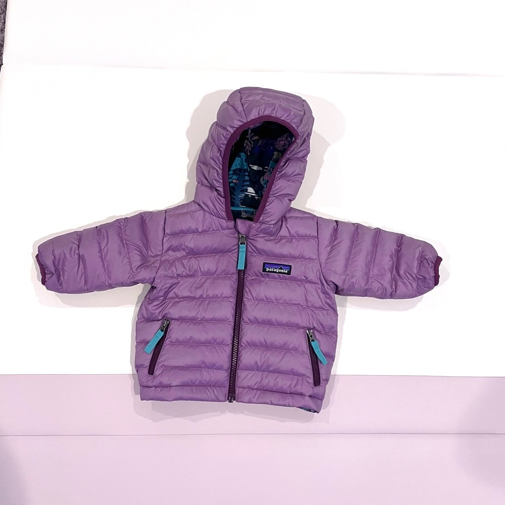 Like New Patagonia Reversible Down Jacket 3-6m